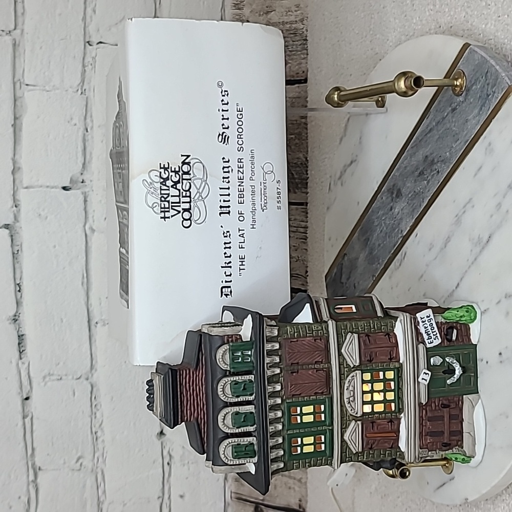 Department 56 Vintage Heritage Village Collection "The Flat of Ebenezer Scrooge"